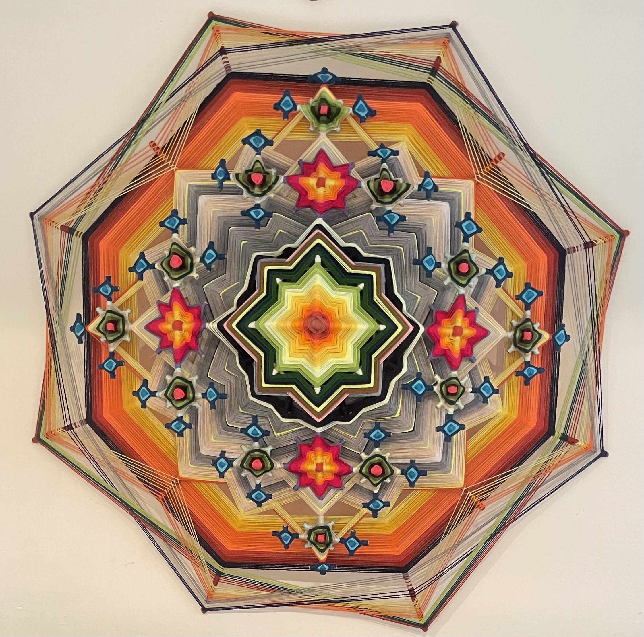 Mandala universo fractal 120cm diametro
